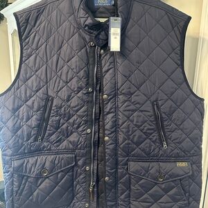 Polo by Ralph Lauren Men's Quilted Vest - Dark Blue